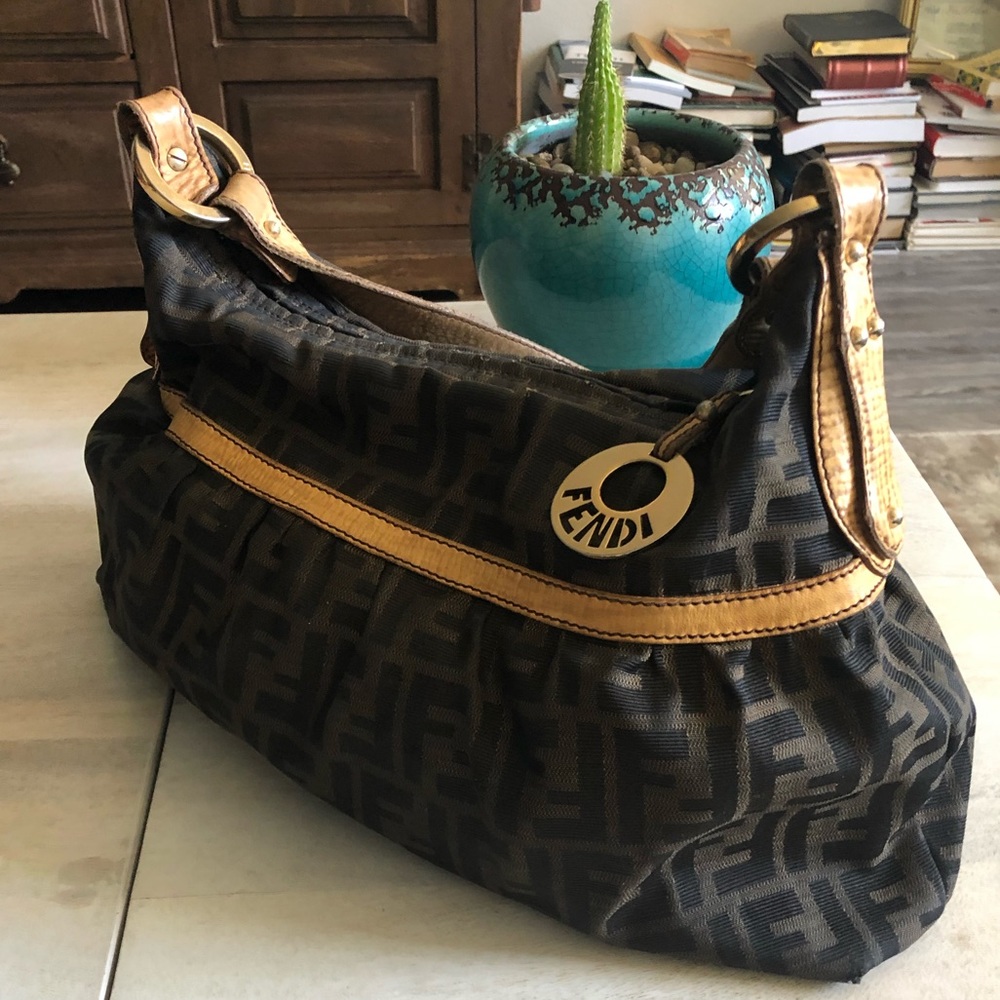 ❌SOLD❌Fendi | Vintage 'Zucca Tobacco Chef' Purse